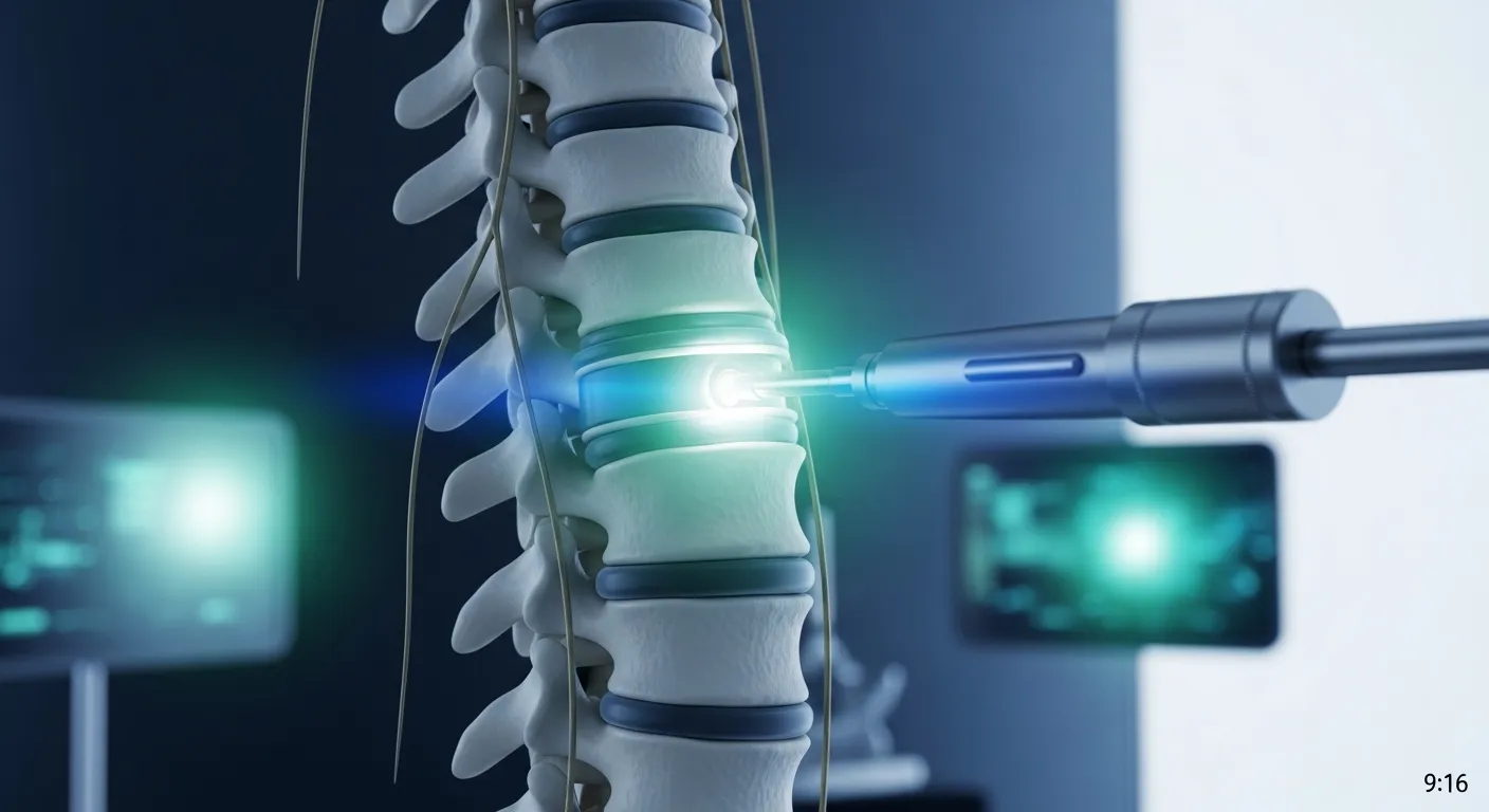 Endoscopic spine surgery